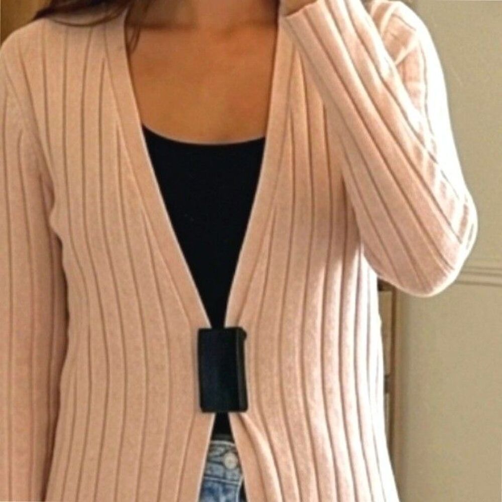 Lafayette 148 Petites 100% Cashmere sweater| Size M Petite | Blush Pink
